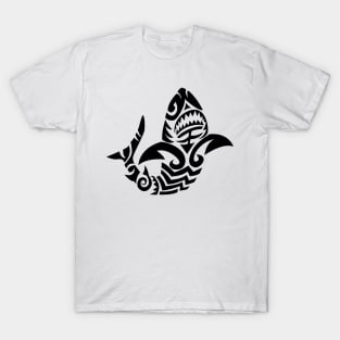 Tribal Great Shark T-Shirt